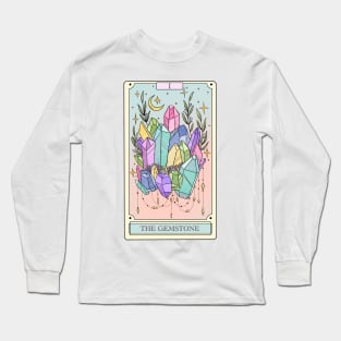 The Gemstone Card - Color Version Long Sleeve T-Shirt